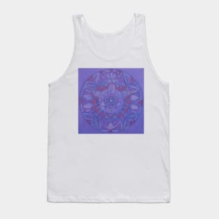 Crown chakra angel free-hand mandala Tank Top